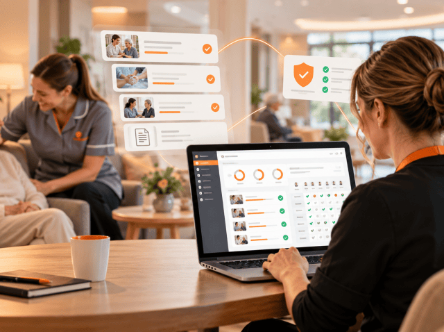 Care Training Dashboard in a Welcoming Home